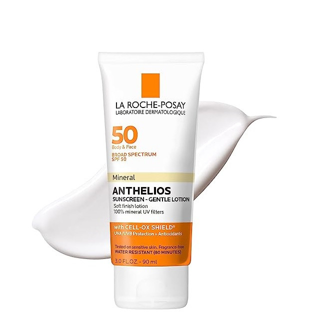 La Roche-Posay Anthelios Body & Face Gentle Lotion Mineral Sunscreen SPF 50 90ml